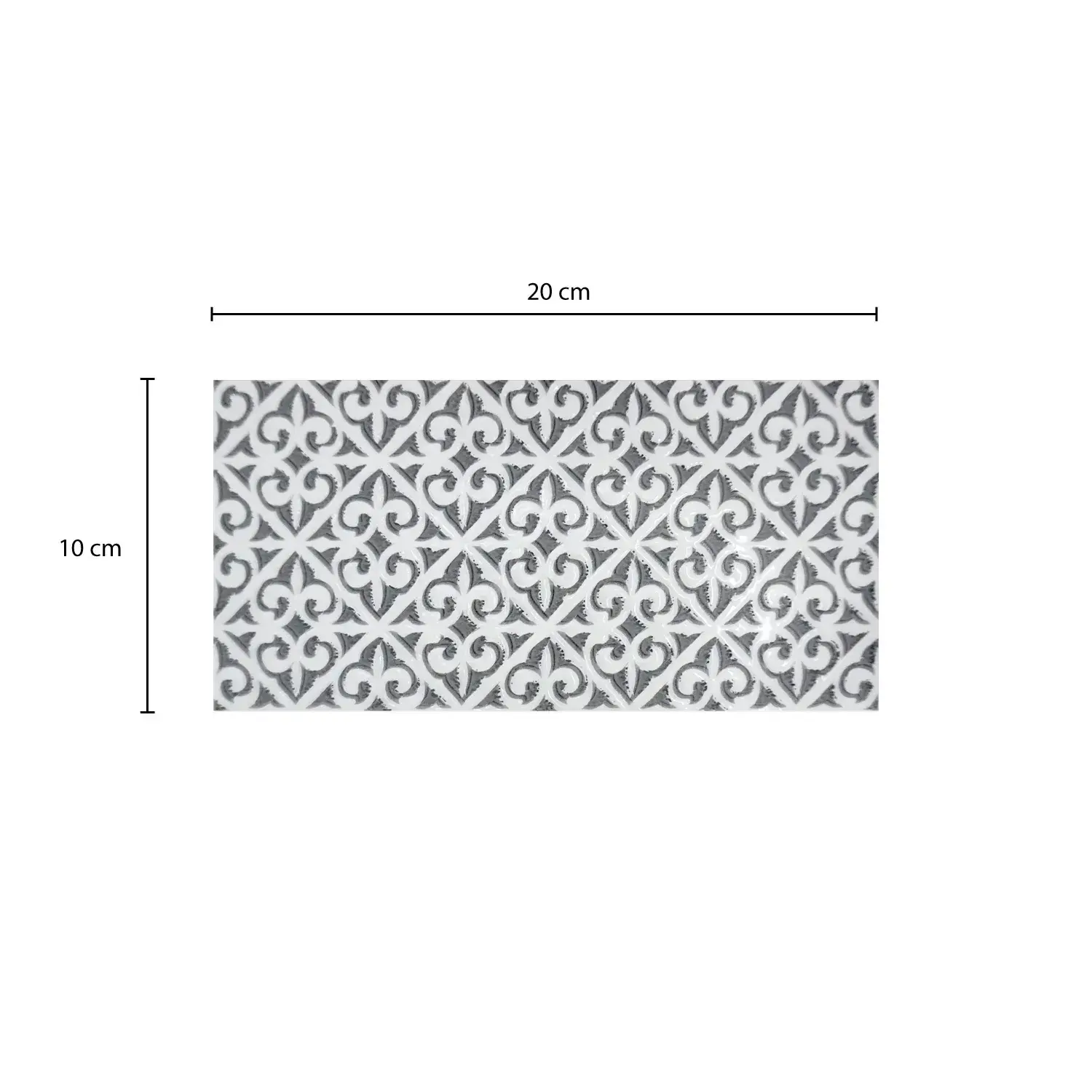 Brick Nuit Gris 20 x 10 cm KANTU (Pack 3 Und)