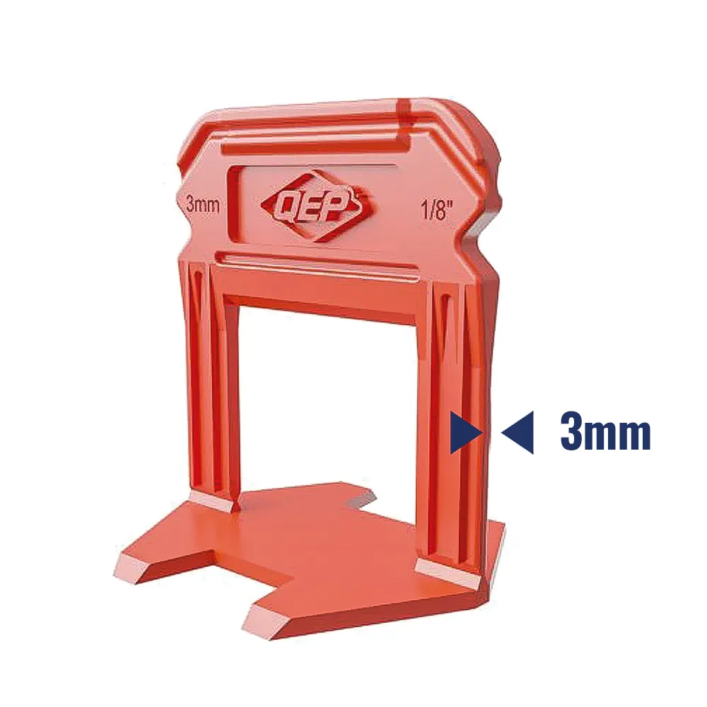 Anclas XTREME para nivelación de 3mm  QEP (Bolsa de 100 unidades)